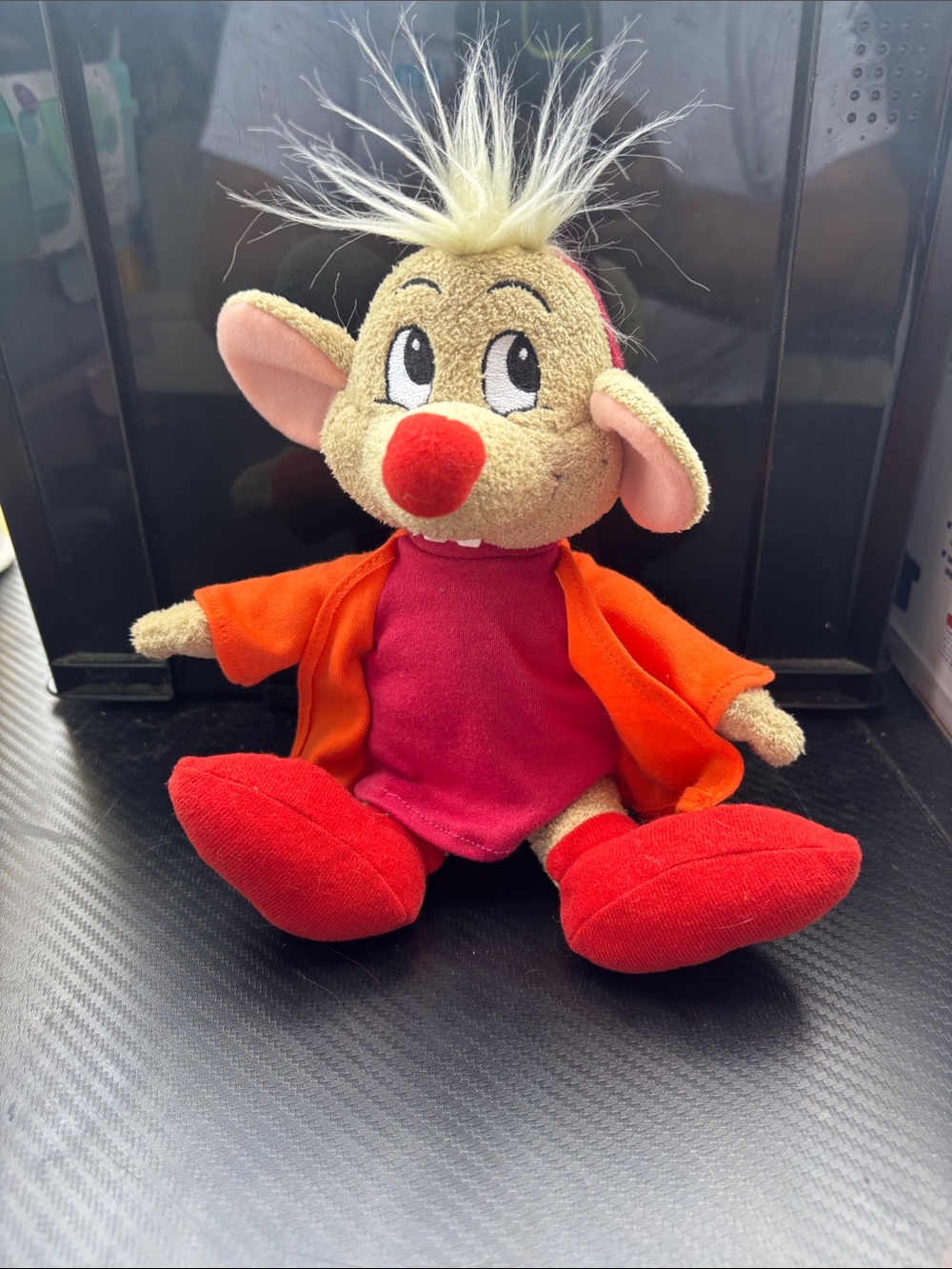 Disney Cinderella Jaq Mouse stuffed beanie.